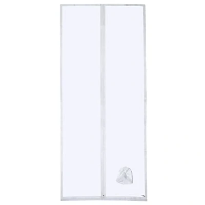 Afbeelding van HOOMEE Deurafdichting voor Mobiele Airconditioners met Aangenaaide Buisverlengstuk Betere Koeling, Lager Energieverbruik, Heteluchtstop Ritssluiting, Draagbare Airco en Droger, 90x210cm