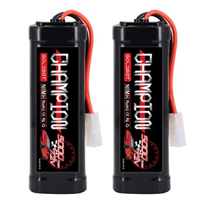 Afbeelding van GOLDBAT 5000 mAh 7,2 V NiMH Oplaadbare Batterij RC Vervanging voor Auto&#039;s Crawl Truck Boot Buggy Model Building Cars Vliegtuig Heli Toy 2 Packs