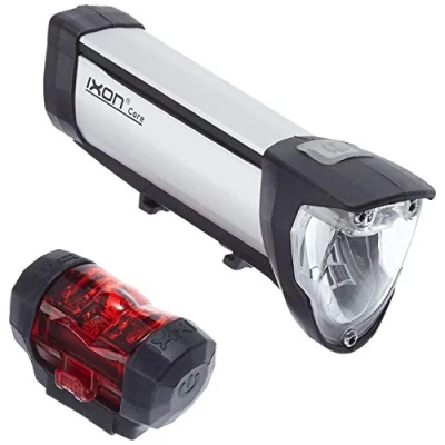 Afbeelding van Busch &amp; Muller Verlichtingsset und Müller IXON Core + IXXI achterlicht USB oplaadbaar 50 Lux zwart/zilver