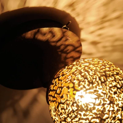 Afbeelding van Paul Neuhaus Wandlamp Greta 1 lichts bruin