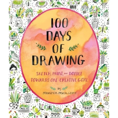 Afbeelding van 100 Days of Drawing (Guided Sketchbook): Sketch, Paint, and Doodle Towards One Creative Goal