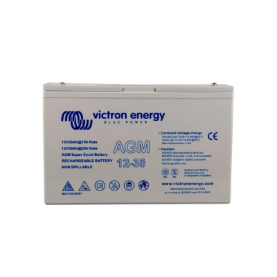 Afbeelding van Victron Energy AGM Super Cycle 12V 25A Loodaccu 12 V 25 Ah Loodvlies (AGM) (b x h d) 181 175 77 mm M5 schroefaansluiting Onderhoudsvrij