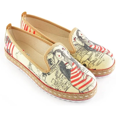 Afbeelding van GOBY Woman Ballerinas Sandalen Hoge kwaliteit Handmade Meisjesprint Maat 42