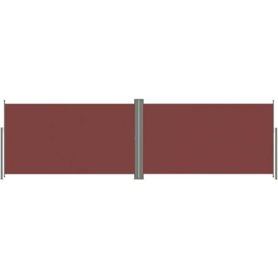 Afbeelding van vidaXL Windscherm uittrekbaar 160x600 cm bruin