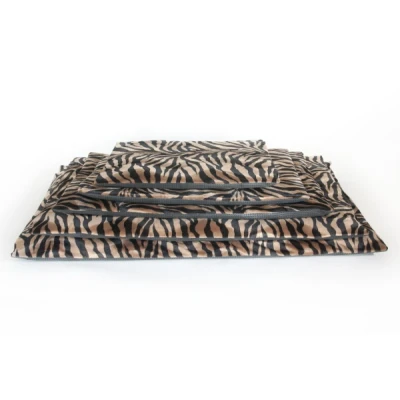 Afbeelding van Comfort benchkussen bonfire zebra zw/bruin 60x50 cm polyestervezels
