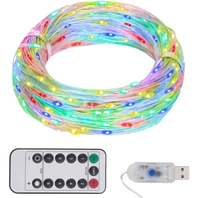 Afbeelding van Lichtslinger met 150 LED&#039;s 15 m meerkleurig