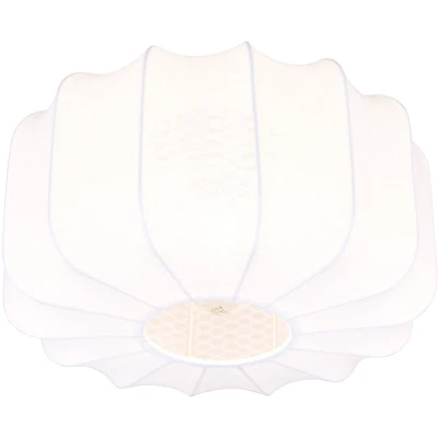 Afbeelding van Trio Witte design plafondlamp Madleine Ø 40cm R61971901