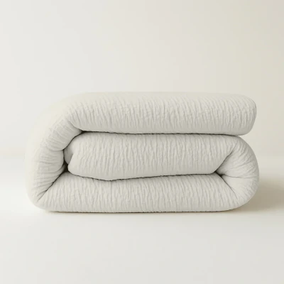 Afbeelding van Felman 2 in 1 Mousseline Dekbed,, 220 x 240, off white dekbed en hoes