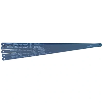 Afbeelding van Draper 300 mm 5 delige ijzerzaagbladen Accessoires voor koolstofstalen zaagmachines 18 TPI tot 24TPI Snijbladen metaal 74118