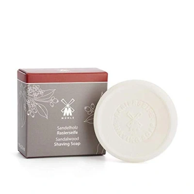 Afbeelding van Muhle scheerzeep Sandelhout navulling 65gr