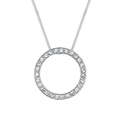 Afbeelding van Elli Kreis GEO Kristalle Ketting, Dames, Maat: 45, Silber