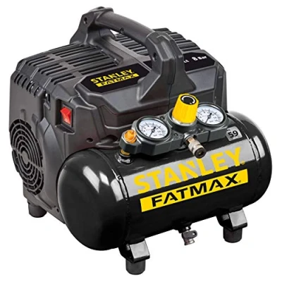 Afbeelding van Stanley DST101/8/6 Compressor 0,75kW 8 Bar 6L 105L/min Olievrij Euro