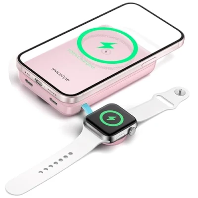 Afbeelding van Innostyle® Powerduo 2in1 Powerbank Voor Magsafe Watch 10000mAh