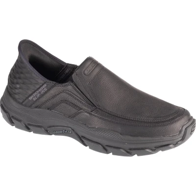 Afbeelding van Skechers Slip Ins Respected Elgin 204810 BBK, Mannen, Zwart, Sneakers, maat: 42,5