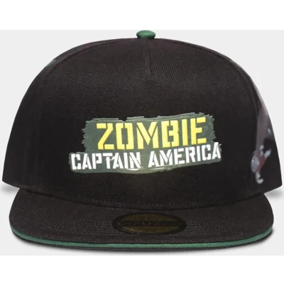 Afbeelding van Marvel What If...? Zombie Captain America Snapback Pet Zwart