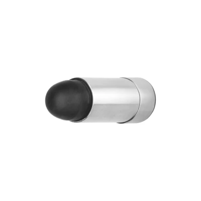 Afbeelding van Deurstopper wandmontage afgerond 34x79mm geborsteld RVS