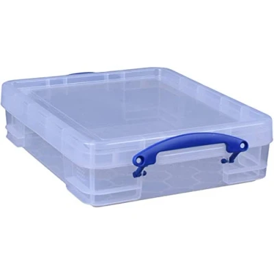 Afbeelding van Really Useful Box 3 x 11 liter 456 356 120 mm transparant