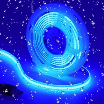 Afbeelding van GOMING 5V COB USB LED Strip Blauw IP65 Waterdicht 2M voeding 320LED/M Uniforme Emissie Flexibel bandlichten voor DIY Decor