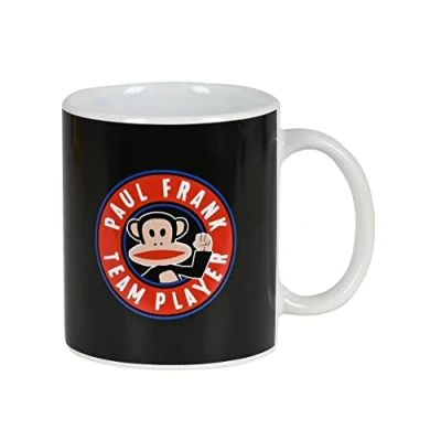 Afbeelding van Mok Paul Frank Team player Keramisch Zwart (350 ml)