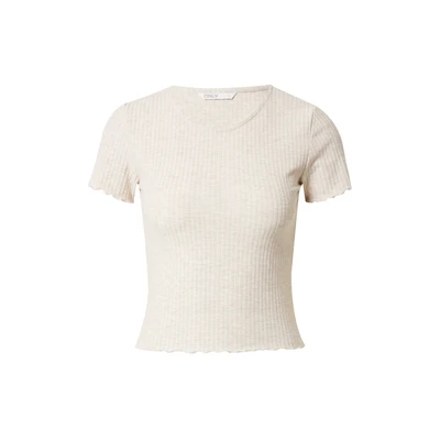 Afbeelding van ONLY Onlemma Short Tshirt basic, Dames, Maat: XS, Pumice stone