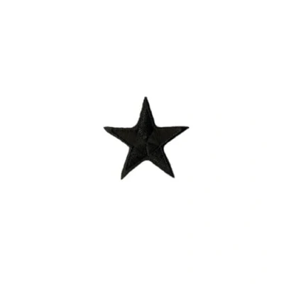 Afbeelding van M &amp; C Patch om op te strijken, ster, 3 cm, zwart