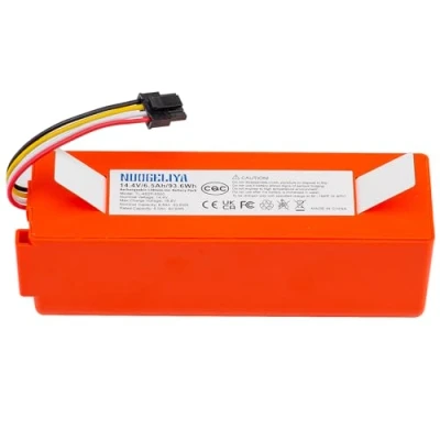 Afbeelding van 14,4 V 6500 mAh Li ion batterij vervanging voor Xiaomi Mi Robot Mijia Roborock S50 S51 robotstofzuiger