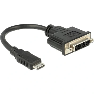Afbeelding van HDMI C mini naar DVI I verloopstekker Delock