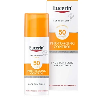 Afbeelding van Eucerin Anti Wrinkle Emulsion Photozing Control Spf 50 (Face Sun Fluid) Ml