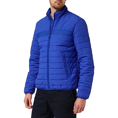 Afbeelding van Tommy Hilfiger Gewatteerde jassen voor heren, Blauw (Ultra Blauw), M