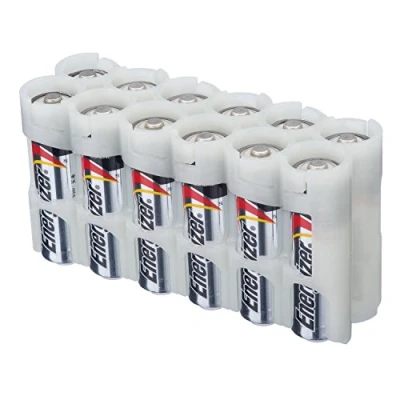 Afbeelding van PowerPax 12 AA Batterij Caddy Glow in The Dark Moonshine
