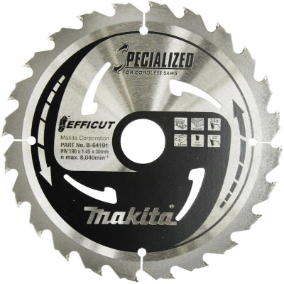 Afbeelding van Makita B 64185 Cirkelzaagblad Hout 190x30x1mm