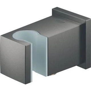 Afbeelding van GROHE Euphoria Cube douche wandaansluitbocht met wandhouder Brushed