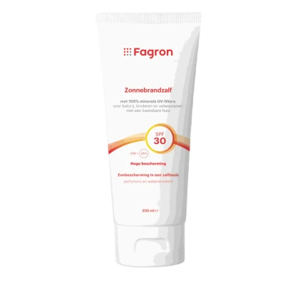Afbeelding van Fagron Zonnebrandzalf SPF 30 met Minerale Uv Filters