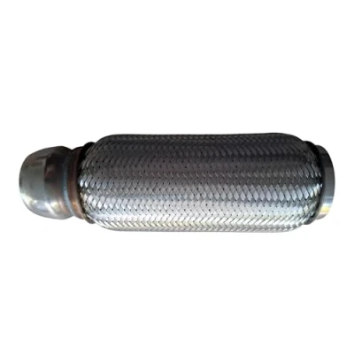 Afbeelding van Geschikt voor W906 Spinter flexibele Buis Flex stuk Vlambuis Broekpijp Uitlaat voorzijde 60x250mm