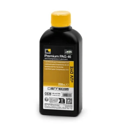 Afbeelding van ERRECOM PAG 46 + UV DYE 250 ml, A/C Compressor Oil for Traditional and Electric Vehicles with R134a R1234yf