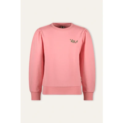 Afbeelding van Kinder Saly Sweater Roze Geranium pink Maat 134 140 B.Nosy