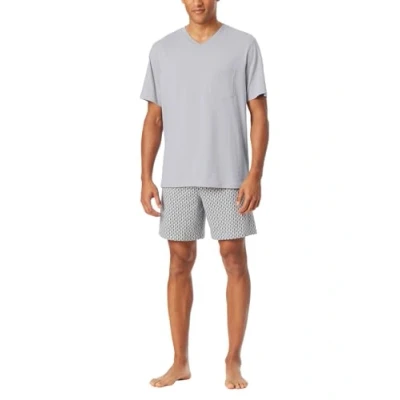 Afbeelding van Schiesser Vausschnitt Comfort Essentials SET Pyjama, Heren, Maat: 48, Silber