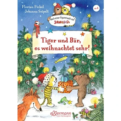Afbeelding van Nach einer Figurenwelt von Janosch. Tiger und Bär, es weihnachtet sehr!: Janosch