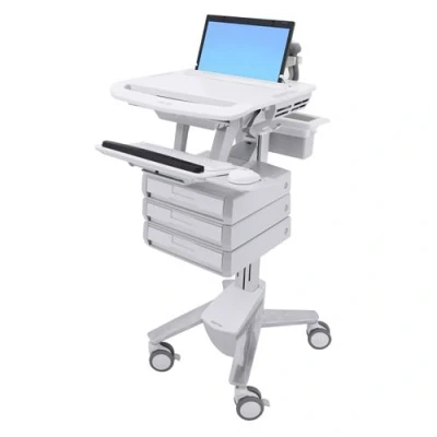 Afbeelding van Medische Wagen StyleView Laptoptrolley 3 lades (1x3)