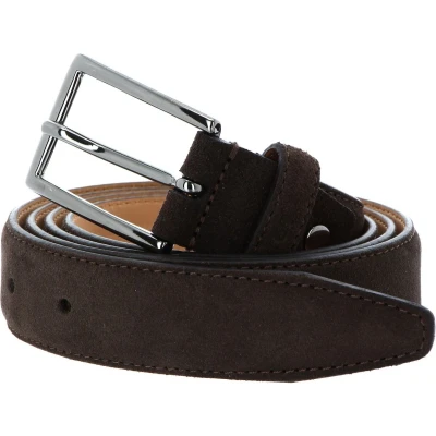 Afbeelding van SADDLER Leren Riem Falkenberg Belt W90 Brown Bruine