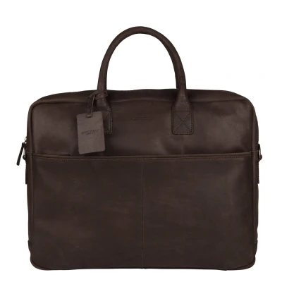 Afbeelding van Burkely Vintage Max Worker 17.3&quot; brown Laptoptas