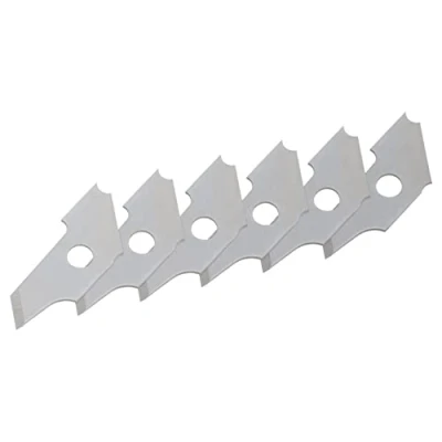 Afbeelding van wolfcraft Reservemessen, 22 mm, 5893000, 6 messen voor cirkelsnijders en gatrandverzinker