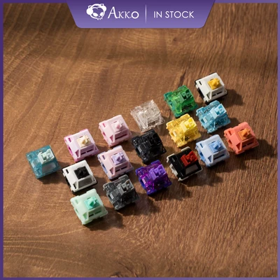 Afbeelding van Akko Stellar Rose Schakelaars, mechanisch, 5 pins, lineair, MX Stem, 37g 45 stuks, Muis + Toetsenbord Accessoires, Roze