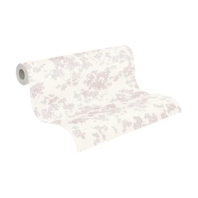 Afbeelding van A.S. Création 395481 Behang met bloemetjes, wandbehang, hoogwaardig vliesbehang voor verschillende woonruimtes, 10,05 m x 0,53 m, Made in Germany