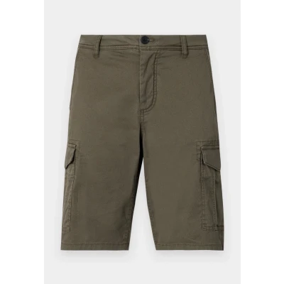 Afbeelding van TOM Tailor Regular Printed Shorts olive, Heren, Maat: 30, Olive