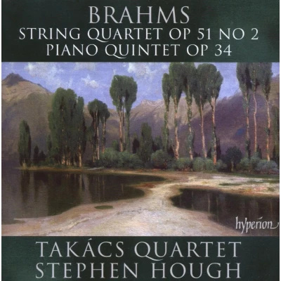 Afbeelding van Takács Quartet, Stephen Hough Brahms: String Quartet Op 51 No.2/Piano Quintet 34 (CD)