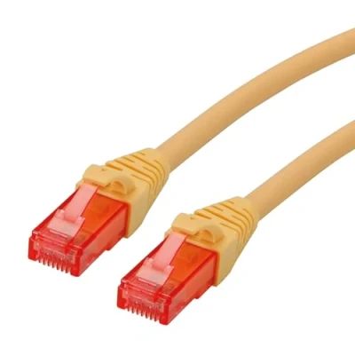 Afbeelding van ROLINE Patchkabel Cat.6 UTP, Component Level, LSOH, geel, 5 m