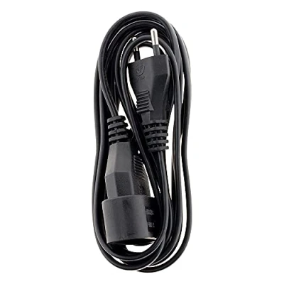 Afbeelding van Verlengkabel HO3VVH2F 2 x 0,75 stopcontact 6 A zwart 3 m Zenitech