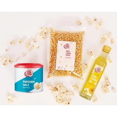 Afbeelding van Ingrediëntenset: 1 kg Mushroom I popcornzout boter stijl 300 g popcornolie 250 ml
