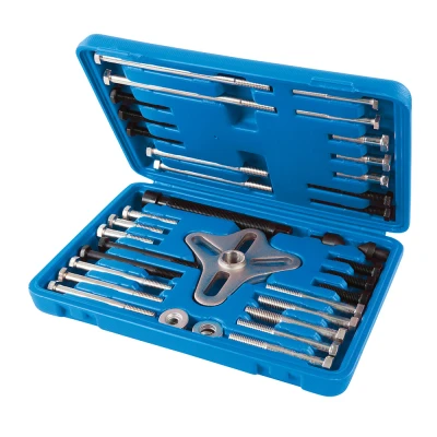 Afbeelding van Silverline Vliegwieltrekker Set 40 t/m 93 mm 46 delig in Opbergkoffer